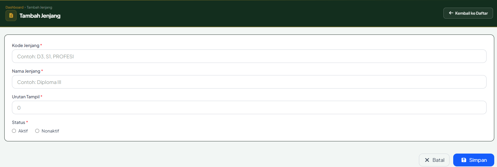 Screenshot langkah 3