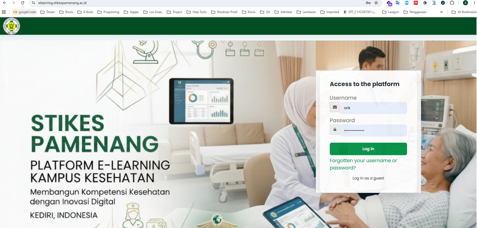 Screenshot langkah 1